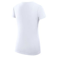 White Milwaukee Brewers G-III 4Her by Carl Banks Women's Super-Slim Fit Lightweight City Graphic V-Neck T-Shirt
