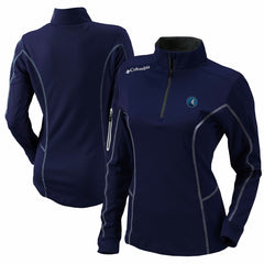 Columbia Minnesota Timberwolves Women's Omni-Wick Shotgun Quarter-Zip Pullover Top