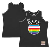 Mitchell & Ness Golden State Warriors Hardwood Classic Pride Jersey sale