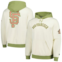 Cream/Green San Francisco Giants New Era Color Pop Pullover Hoodie