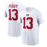 Brock Purdy Player Name & Number T-Shirt - San Francisco 49ers T-shirts