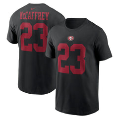 Christian McCaffrey Player Name & Number T-Shirt - San Francisco 49ers T-shirts