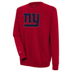 Antigua Victory Crewneck Pullover Sweatshirt - New York Giants Pullover