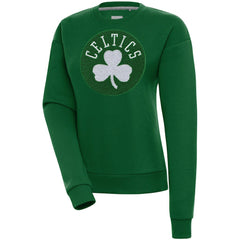Boston Celtics Antigua Women's Victory Crewneck Pullover Sweatshirt