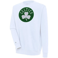 Boston Celtics Antigua Victory Crewneck Pullover Sweatshirt