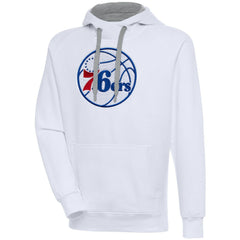 Philadelphia 76ers Antigua Victory Pullover Hoodie
