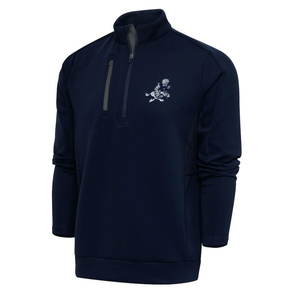Adult Throwback Logo Generation Quarter-Zip Pullover Top - Dallas Cowboys Pullover