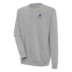 Adult Throwback Logo Victory Pullover Sweatshirt - New England Patriots Pullover