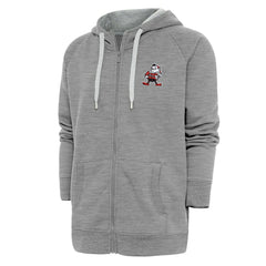 Adult Throwback Logo Victory Full-Zip Hoodie - Cleveland Browns Hoodies