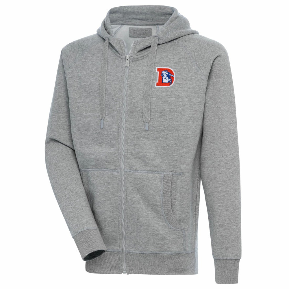 Adult Throwback Logo Victory Full-Zip Hoodie - Denver Broncos Hoodies