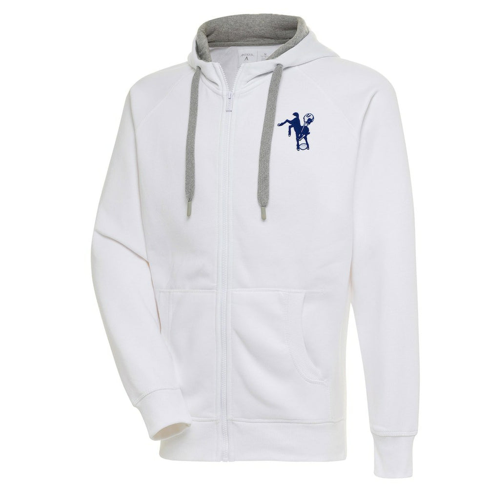 Adult Throwback Logo Victory Full-Zip Hoodie - Indianapolis Colts Hoodies