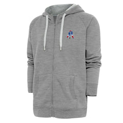 Adult Throwback Logo Victory Full-Zip Hoodie - New England Patriots Hoodies