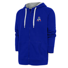 Adult Throwback Logo Victory Full-Zip Hoodie - New England Patriots Hoodies