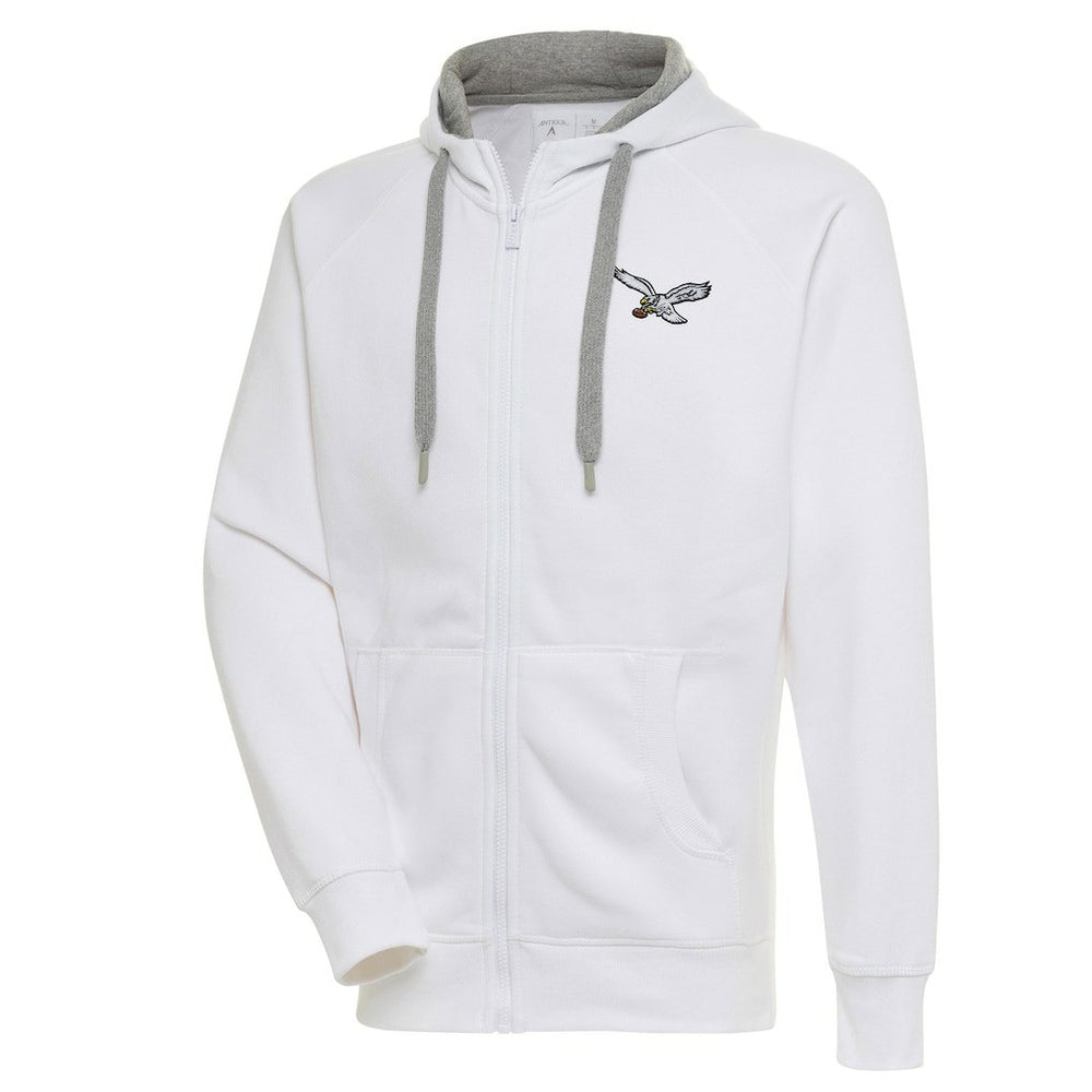 Adult Throwback Logo Victory Full-Zip Hoodie - Philadelphia Eagles Hoodies