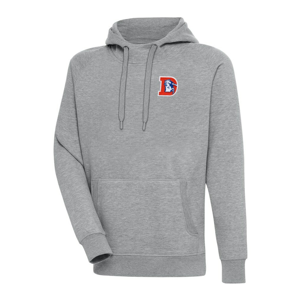 Adult Throwback Logo Victory Pullover Hoodie - Denver Broncos Hoodies