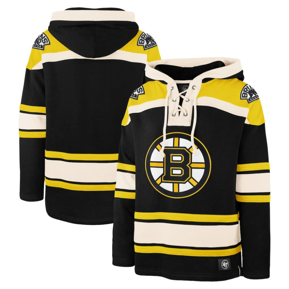 NHL Boston Bruins '47 Big & Tall Superior Lacer Pullover Hoodie