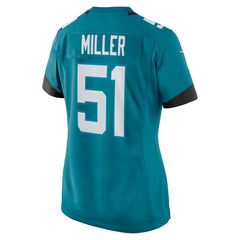 Ventrell Miller Women's Game Jersey - Jacksonville Jaguars Jerseys