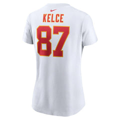 Travis Kelce Women's Player Name & Number T-Shirt - Kansas City Chiefs T-shirts