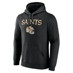Chris Olave Team Wordmark Player Name & Number Pullover Hoodie - New Orleans Saints Hoodies