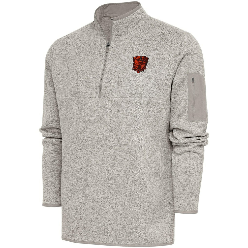 Antigua Fortune Quarter-Zip Pullover Jacket - Cleveland Browns Pullover