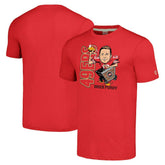 Brock Purdy Homage Unisex Caricature Player Tri-Blend T-Shirt - San Francisco 49ers T-shirts