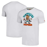 Tua Tagovailoa Homage Unisex Caricature Player Tri-Blend T-Shirt - Miami Dolphins T-shirts