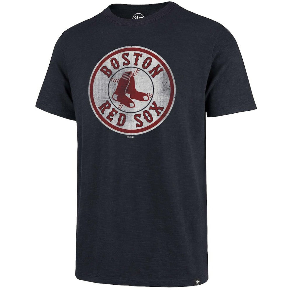 Navy Boston Red Sox '47 Circle Logo Scrum T-Shirt