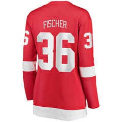 NHL Christian Fischer Detroit Red Wings Fanatics Women's Home Breakaway Player Jersey