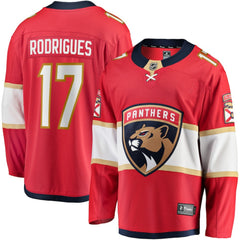 NHL Evan Rodrigues Florida Panthers Fanatics Home Breakaway Jersey