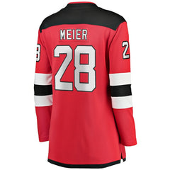 NHL Timo Meier New Jersey Devils Fanatics Women's Home Breakaway Player Jersey