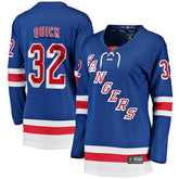 NHL Jonathan Quick New York Rangers Fanatics Women's Home Breakaway Player Jersey