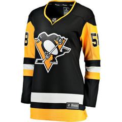 NHL Kris Letang Pittsburgh Penguins Fanatics Women's Home Breakaway Player Jersey