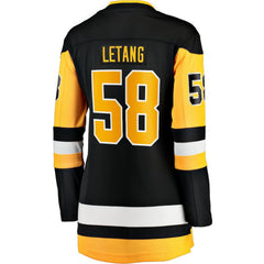 NHL Kris Letang Pittsburgh Penguins Fanatics Women's Home Breakaway Player Jersey
