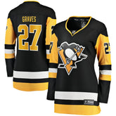 NHL Ryan Graves Pittsburgh Penguins Fanatics Women's Home Breakaway Player Jersey