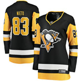 NHL Matt Nieto Pittsburgh Penguins Fanatics Women's Home Breakaway Player Jersey