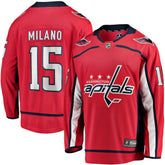 NHL Sonny Milano Washington Capitals Fanatics Home Breakaway Jersey
