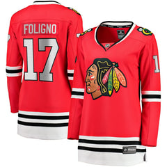 NHL Nick Foligno Chicago Blackhawks Fanatics Women's Home Breakaway Player Jersey