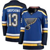 NHL Alexey Toropchenko St. Louis Blues Fanatics Women's Home Breakaway Player Jersey