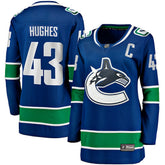 NHL Quinn Hughes Vancouver Canucks Fanatics Women's Home Breakaway Player Jersey