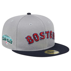 Gray Boston Red Sox New Era Pivot Mesh 59FIFTY Fitted Hat