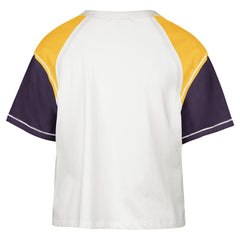 47 brand Los Angeles Lakers '47 Women's Premier Raglan Cropped T-Shirt