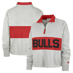 47 brand Chicago Bulls '47 Women's Breakthrough Remi Quarter-Zip Jacket sale
