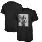 Travis Kelce Majestic Threads Player Graphic Oversized T-Shirt - Kansas City Chiefs T-shirts