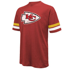 Travis Kelce Majestic Threads Name & Number Oversized Fit T-Shirt - Kansas City Chiefs T-shirts
