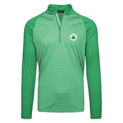 Boston Celtics Levelwear Charter Insignia Core Quarter-Zip Pullover Top