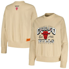 Chicago Bulls Qore Women's Oversized Cozy Mock Neck Pullover Sweatshirt