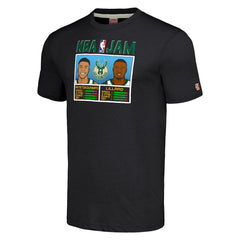 Damian Lillard & Giannis Antetokounmpo Milwaukee Bucks Homage NBA Jam Tri-Blend T-Shirt