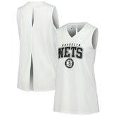 Brooklyn Nets Levelwear Women's Paisley Peekaboo Tank Top