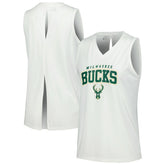 Milwaukee Bucks Levelwear Women's Paisley Peekaboo Tank Top