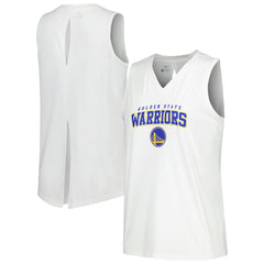 Golden State Warriors Levelwear Women's Paisley Peekaboo Tank Top sale
